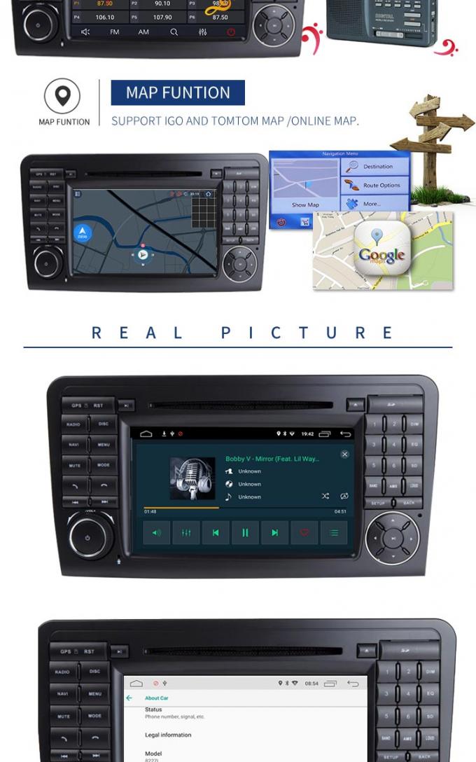 Benz της Mercedes λιμένων καμερών AUX USB ΠΣΤ οπίσθιος φορέας ναυσιπλοΐας DVD με το ραδιόφωνο αυτοκινήτου