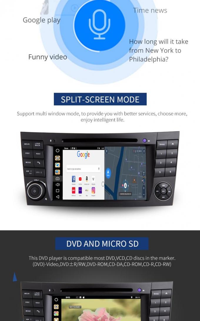 Πολυ γλώσσα Mercedes Media Player, φορέας Dvd σκληρών δίσκων 2TB για τη Mercedes