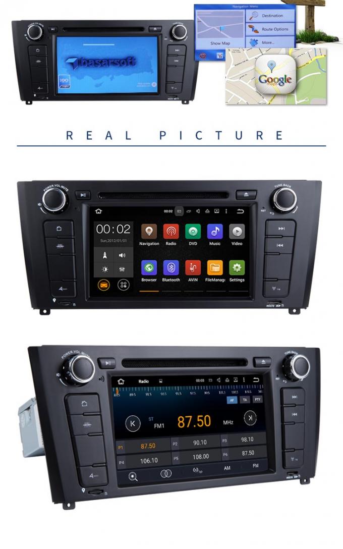 7 φορέας ΠΣΤ DVD οθόνης αφής ίντσας PX3 BMW με πολυ - γλωσσικό σύστημα