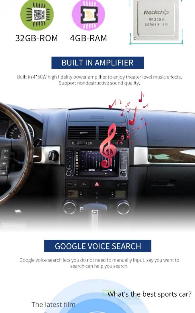 Στερεοφωνικός ακουστικός φορέας Dvd γκολφ της VW, σύνδεση καθρεφτών πολυμέσων στο φορέα Dvd αυτοκινήτων εξόρμησης