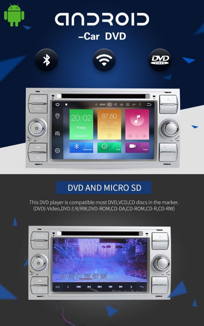 Στερεοφωνικό σύστημα Dvd πολυμέσων της Ford αυτοκινήτων, ραδιο φορέας του Ford Focus Dvd δεκτών