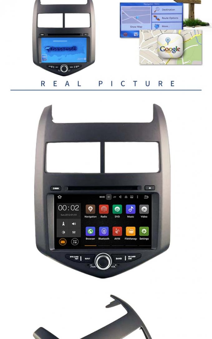 8 φορέας PX3 4core ΚΜΕ Bluetooth αυτοκινήτων DVD Chevrolet οθόνης αφής ίντσας που υποστηρίζεται